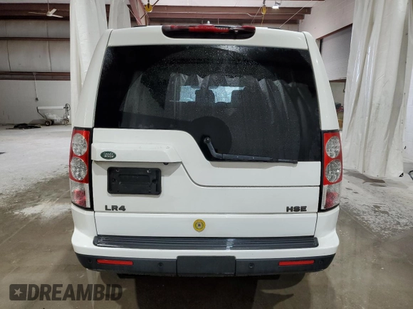 2011 Land Rover LR4 Lux with VIN SALAK2D46BA585602, listed as a Copart auction lot 54213545 with 200,777 mi miles and Salvage title. Bid and sale history available at DreamBid. Image 6.