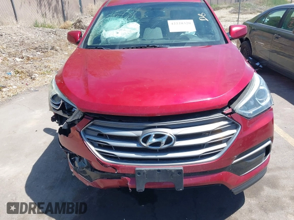 2017 Hyundai Santa Fe 2.4L with VIN 5XYZTDLB1HG466089, listed as a IAAI auction lot 42228320 with 138,476 mi miles and . Bid and sale history available at DreamBid. Image 13.