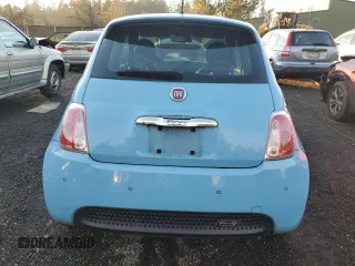 2015 FIAT 500e with VIN 3C3CFFGE3FT672781, listed as a Copart auction lot 83565744 with 41,379 mi miles and Clean Title. Bid and sale history available at carsss.com. Image 6.
