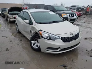 2015 Kia Forte LX with VIN KNAFK4A66F5291465, listed as a IAAI auction lot 41515671 with 102,032 mi miles. Bid and sale history available at carsss.com. Image 1.