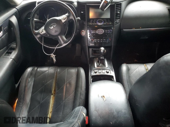 2011 Infiniti FX with VIN JN8AS1MU9BM111051, listed as a Copart auction lot 58333805 with 218,078 mi miles and Salvage title. Bid and sale history available at DreamBid. Image 8.