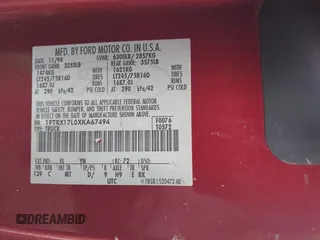 1999 Ford F-150 XL with VIN 1FTRX17L0XKA67494, listed as a IAAI auction lot 41603503 with Not Provided miles. Bid and sale history available at carsss.com. Image 9.