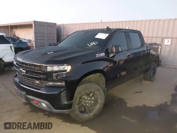 2021 Chevrolet Silverado 1500 LT Trail Boss with VIN 1GCPYFEL8MZ254411, listed as a IAAI auction lot 41313530 with 32,409 mi miles and . Bid and sale history available at DreamBid. Image 2.