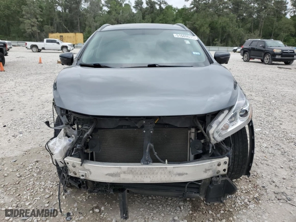 2017 Nissan Murano SL with VIN 5N1AZ2MG9HN186113, listed as a Copart auction lot 51609535 with 116,228 mi miles and Salvage Title. Bid and sale history available at carsss.com. Image 5.