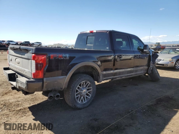 2018 Ford Super Duty F-250 SRW XL with VIN 1FT7W2BTXJEB60116, listed as a Copart auction lot 45531455 with 126,307 mi miles and Salvage Title. Bid and sale history available at carsss.com. Image 3.