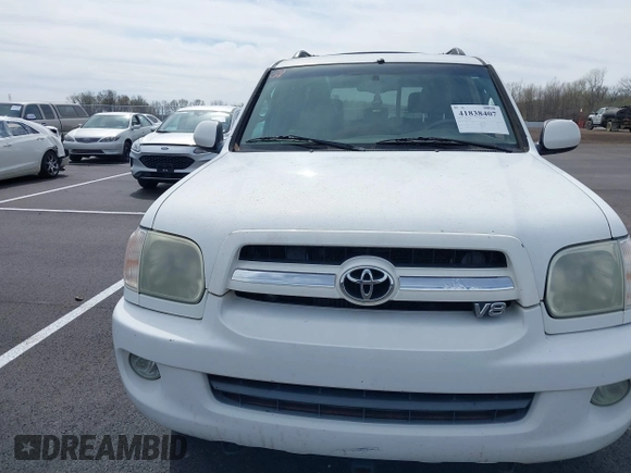 2006 Toyota Sequoia SR5 with VIN 5TDBT44A46S269277, listed as a IAAI auction lot 41838407 with 440,047 mi miles and . Bid and sale history available at DreamBid. Image 6.