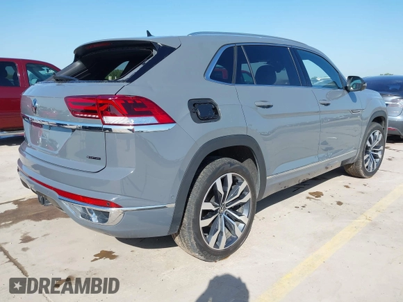 2023 Volkswagen Atlas SEL Premium R-Line with VIN 1V2FE2CA0PC224677, listed as a IAAI auction lot 41991931 with 22,620 mi miles and . Bid and sale history available at DreamBid. Image 4.
