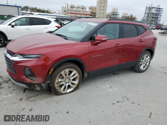 2019 Chevrolet Blazer z VIN 3GNKBDRS2KS678704, wystawiony jako Copart lot #85765724 z przebiegiem 49 392 mil mil oraz Szkoda całkowita • Salvage title. Historia ofert i sprzedaży dostępna na DreamBid. Obrazek 1.