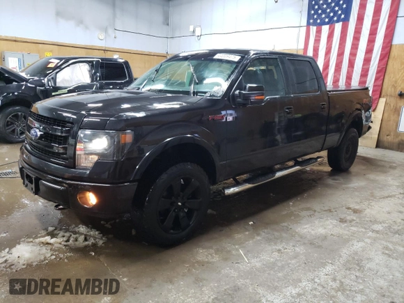 2013 Ford F-150 XL with VIN 1FTFW1EF8DFC90213, listed as a Copart auction lot 44009475 with 138,130 mi miles and Salvage title. Bid and sale history available at DreamBid. Image 1.