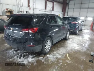 2024 Chevrolet Equinox LS with VIN 3GNAXHEG9RL233161, listed as a IAAI auction lot 41622254 with 16,959 mi miles and . Bid and sale history available at DreamBid. Image 4.