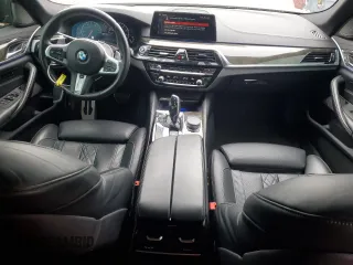 2019 BMW 5 Series M550i xDrive with VIN WBAJB9C59KB287501, listed as a Copart auction lot 59732425 with 74,345 mi miles and Salvage title. Bid and sale history available at DreamBid. Image 8.
