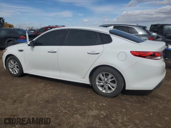 2018 Kia Optima LX with VIN 5XXGT4L35JG230717, listed as a Copart auction lot 47871735 with 89,576 mi miles and Salvage Title. Bid and sale history available at carsss.com. Image 2.