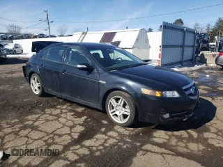 2008 Acura TL with VIN 19UUA66218A013356, listed as a Copart auction lot 45976775 with 71,333 mi miles and Salvage Title. Bid and sale history available at carsss.com. Image 4.
