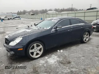2007 Mercedes-Benz CLS-Class 5.5L with VIN WDDDJ72X57A102325, listed as a Copart auction lot 43322355 with 95,138 mi miles and Salvage Title. Bid and sale history available at carsss.com. Image 1.
