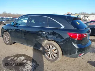 2015 Acura MDX Tech Pkg with VIN 5FRYD4H42FB031992, listed as a IAAI auction lot 41564215 with 125,042 mi miles. Bid and sale history available at carsss.com. Image 6.
