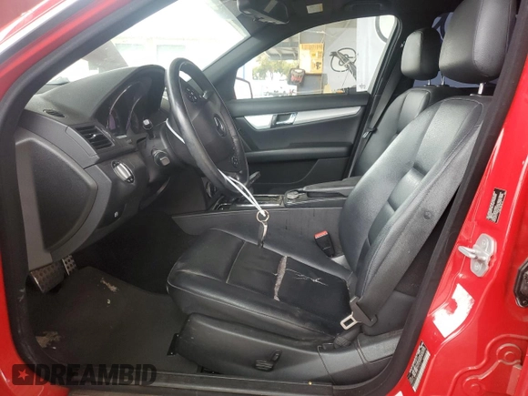 2010 Mercedes-Benz C 300 Sport with VIN WDDGF5EB5AR126331, listed as a Copart auction lot 59940775 with 168,590 mi miles and Salvage title. Bid and sale history available at DreamBid. Image 7.