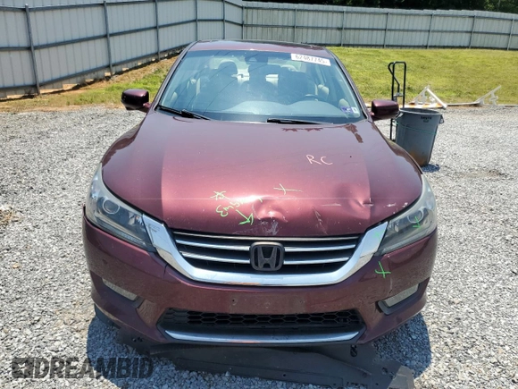 2015 Honda Accord EX-L with VIN 1HGCR2F84FA080340, listed as a Copart auction lot 62487745 with 97,581 mi miles and Salvage title. Bid and sale history available at DreamBid. Image 5.