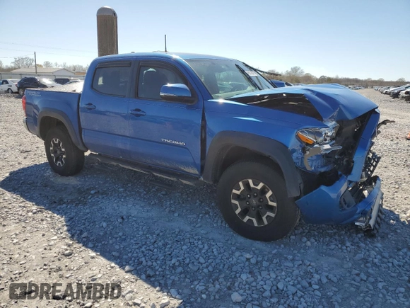 2017 Toyota Tacoma SR5 with VIN 3TMAZ5CNXHM031828, listed as a Copart auction lot 49230375 with 99,435 mi miles and Salvage Title. Bid and sale history available at DreamBid. Image 4.