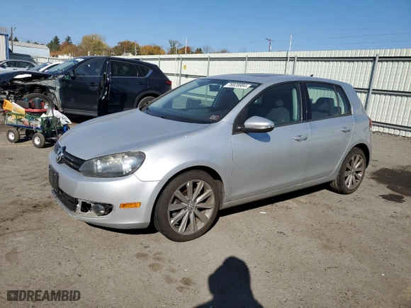 2013 Volkswagen Golf TDI w/Sunroof & Nav with VIN WVWNM7AJ0DW053228, listed as a Copart auction lot 76828984 with 180,843 mi miles and Salvage Title. Bid and sale history available at carsss.com. Image 1.