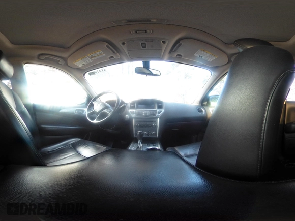 2017 Nissan Pathfinder SV with VIN 5N1DR2MM5HC619196, listed as a IAAI auction lot 41410299 with 105,446 mi miles. Bid and sale history available at carsss.com. Image 19.
