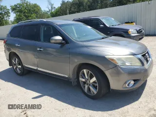 2016 Nissan Pathfinder S with VIN 5N1AR2MN4GC615599, listed as a Copart auction lot 52040665 with 140,013 mi miles and Salvage Title. Bid and sale history available at carsss.com. Image 4.