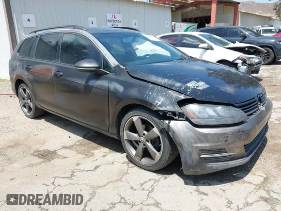 2016 Volkswagen Golf SportWagen TSI S with VIN 3VWC17AU1GM503786, listed as a IAAI auction lot 42120980 with 162,996 mi miles. Bid and sale history available at carsss.com. Image 1.