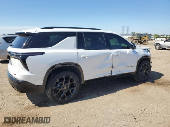 2024 Chevrolet Traverse AWD RS with VIN 1GNEVLKS5RJ196152, listed as a Copart auction lot 58119935 with 13,975 mi miles and Salvage title. Bid and sale history available at DreamBid. Image 3.