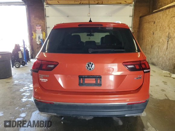 2018 Volkswagen Tiguan SEL with VIN 3VV2B7AXXJM220365, listed as a Copart auction lot 60486055 with 92,006 mi miles and Salvage title. Bid and sale history available at DreamBid. Image 6.
