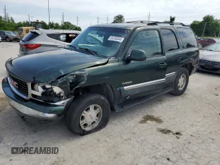 2002 GMC Yukon SLE with VIN 1GKEC13Z22R152796, listed as a Copart auction lot 55330344 with 337,318 mi miles and Salvage Title. Bid and sale history available at carsss.com. Image 1.