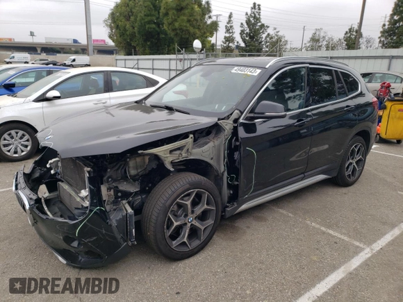 2018 BMW X1 sDrive28i with VIN WBXHU7C32J5L06825, listed as a Copart auction lot 49403143 with 93,723 mi miles. Bid and sale history available at carsss.com. Image 1.