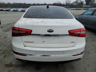 2015 Kia Cadenza Premium with VIN KNALN4D76F5191039, listed as a Copart auction lot 80936574 with 135,299 mi miles and Salvage Title. Bid and sale history available at carsss.com. Image 6.