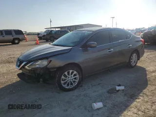 2019 Nissan Sentra S with VIN 3N1AB7AP6KY251104, listed as a Copart auction lot 56706255 with 84,725 mi miles and Salvage title. Bid and sale history available at DreamBid. Image 1.