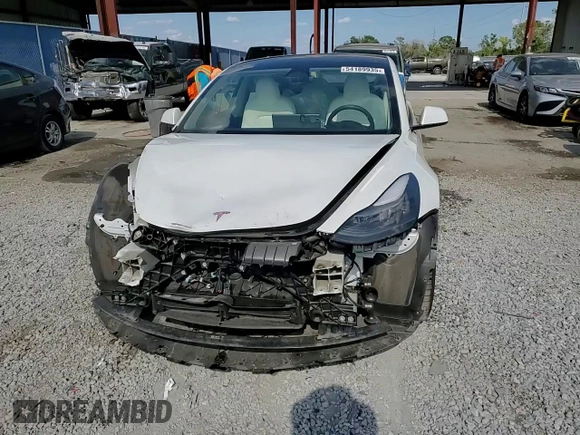2023 Tesla Model 3 z VIN 5YJ3E1EA4PF607259, wystawiony jako Copart lot #54189935 z przebiegiem 29 951 mil mil oraz Szkoda całkowita • Salvage title. Historia ofert i sprzedaży dostępna na DreamBid. Obrazek 14.