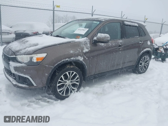 2016 Mitsubishi Outlander Sport 2.4 ES with VIN JA4AR3AWXGZ041850, listed as a IAAI auction lot 41629967 with 90,652 mi miles. Bid and sale history available at carsss.com. Image 2.
