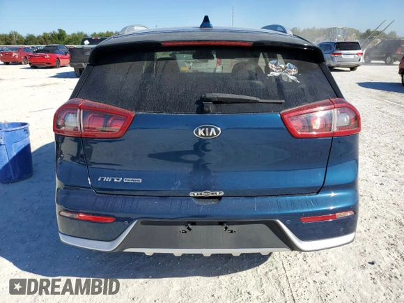 2019 Kia Niro Touring with VIN KNDCE3LC5K5235117, listed as a Copart auction lot 82282574 with 81,362 mi miles and Salvage Title. Bid and sale history available at carsss.com. Image 6.
