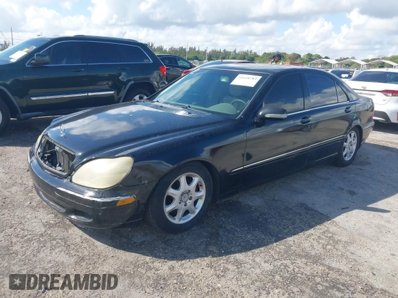 2001 Mercedes-Benz S 320/430/500 with VIN WDBNG70J71A157599, listed as a IAAI auction lot 41618783 with Not Provided miles and . Bid and sale history available at DreamBid. Image 6.