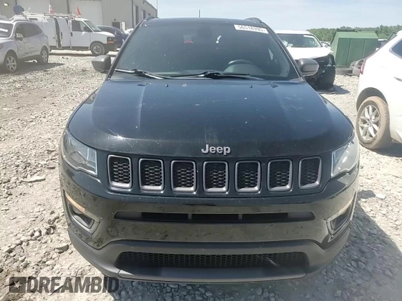 2021 Jeep Compass 80th Anniversary with VIN 3C4NJCEB2MT561243, listed as a Copart auction lot 56518395 with 65,232 mi miles and Salvage title. Bid and sale history available at DreamBid. Image 13.