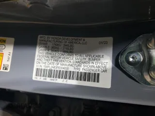 2023 Honda Civic Sport with VIN 19XFL2H83PE004830, listed as a Copart auction lot 48490575 with 30,358 mi miles and Salvage Title. Bid and sale history available at DreamBid. Image 14.