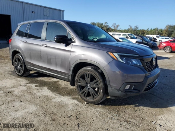 2021 Honda Passport Sport with VIN 5FNYF7H21MB009846, listed as a Copart auction lot 78311654 with 29,043 mi miles and Salvage Title. Bid and sale history available at carsss.com. Image 4.