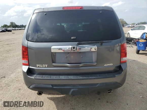 2013 Honda Pilot EX-L with VIN 5FNYF4H50DB017543, listed as a Copart auction lot 59842665 with 119,864 mi miles and Salvage title. Bid and sale history available at DreamBid. Image 6.