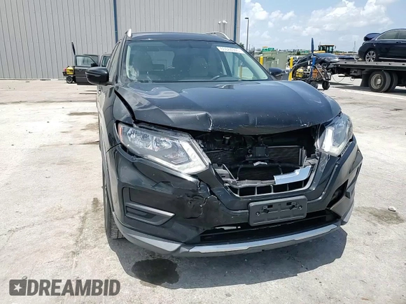 2017 Nissan Rogue SV with VIN KNMAT2MV6HP585747, listed as a Copart auction lot 60084945 with 96,604 mi miles and Salvage title. Bid and sale history available at DreamBid. Image 14.