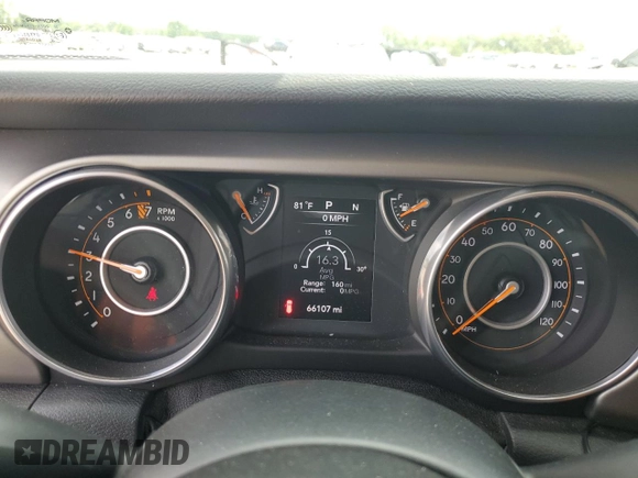 2018 Jeep Wrangler Unlimited Sport S with VIN 1C4HJXDG2JW136211, listed as a Copart auction lot 60080455 with 66,107 mi miles and Salvage title. Bid and sale history available at DreamBid. Image 9.