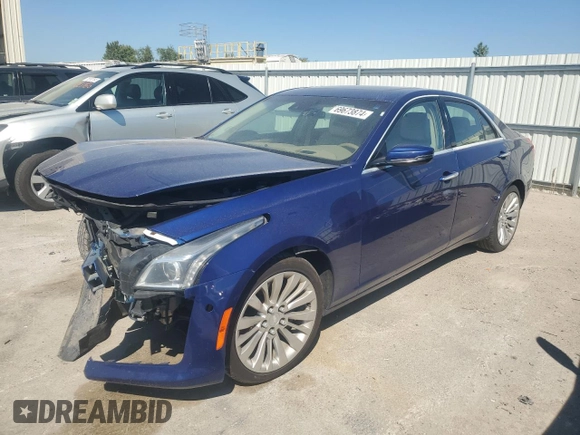 2015 Cadillac CTS Performance AWD with VIN 1G6AY5S36F0125307, listed as a Copart auction lot 69673874 with 147,315 mi miles and Salvage Title. Bid and sale history available at DreamBid. Image 1.