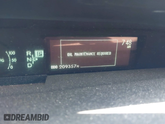 2010 Toyota Prius II with VIN JTDKN3DU4A0234829, listed as a IAAI auction lot 42152301 with 209,357 mi miles and . Bid and sale history available at carsss.com. Image 7.