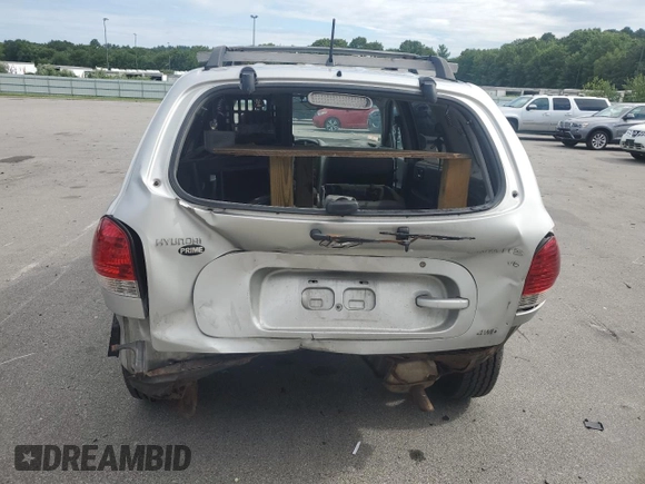 2005 Hyundai Santa Fe GLS with VIN KM8SC73D95U010433, listed as a Copart auction lot 62237784 with 176,627 mi miles and Clean Title. Bid and sale history available at carsss.com. Image 6.