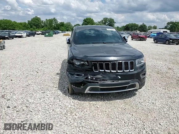 2014 Jeep Grand Cherokee Limited with VIN 1C4RJFBG0EC363776, listed as a Copart auction lot 58152425 with 183,311 mi miles and Salvage title. Bid and sale history available at DreamBid. Image 14.