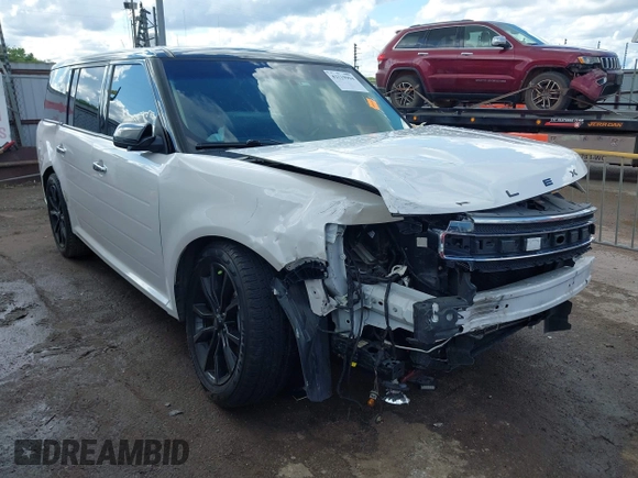 2018 Ford Flex SEL z VIN 2FMGK5C81JBA13004, wystawiony jako IAAI lot #42219904 z przebiegiem 107 723 mil mil oraz . Historia ofert i sprzedaży dostępna na DreamBid. Obrazek 1.