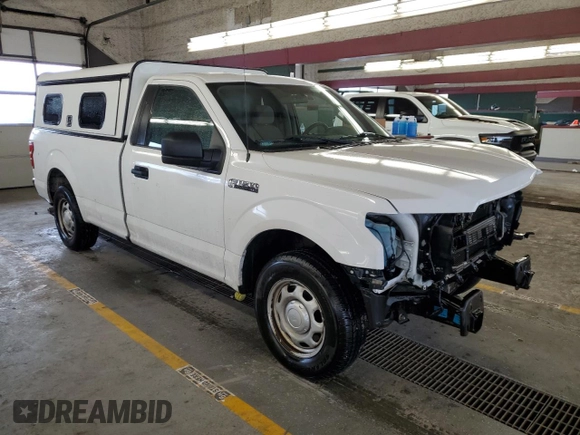 2018 Ford F-150 XL with VIN 1FTMF1CB3JKE19324, listed as a Copart auction lot 60817995 with Not provided miles and Salvage title. Bid and sale history available at DreamBid. Image 4.