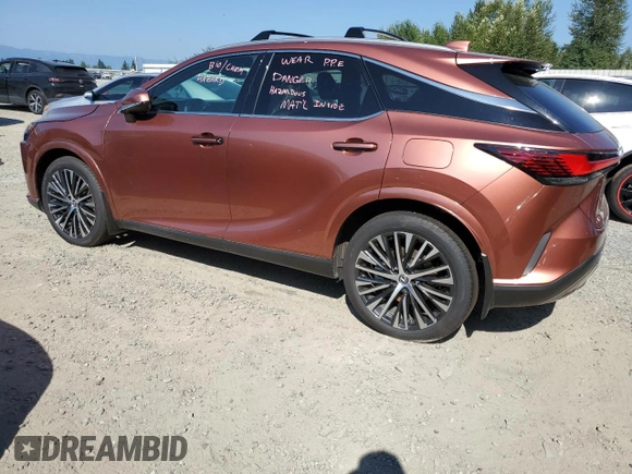 2023 Lexus RX with VIN 2T2BBMCA7PC018165, listed as a Copart auction lot 66199994 with Not Provided miles and Salvage Title. Bid and sale history available at carsss.com. Image 2.