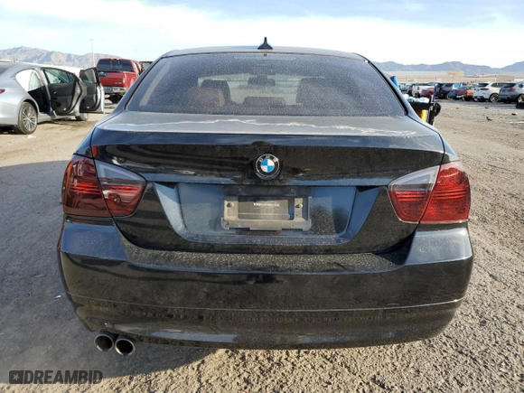2008 BMW 3 Series 328i with VIN WBAVC53568FZ83340, listed as a Copart auction lot 50104325 with 146,908 mi miles and Salvage Title. Bid and sale history available at carsss.com. Image 6.